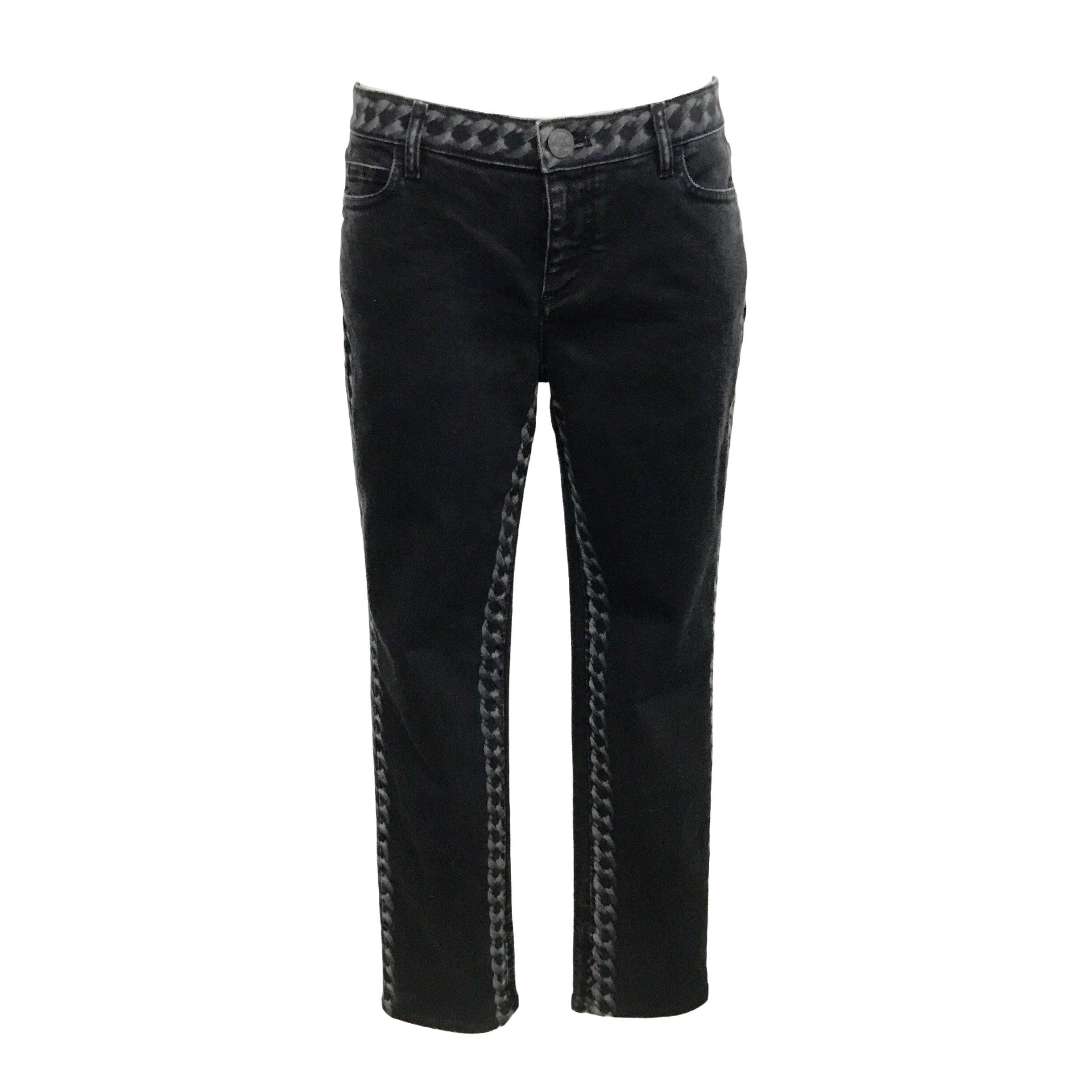 chanel denim pants