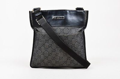 gucci black monogram crossbody