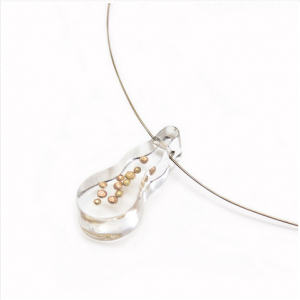 Orotransparente necklace Orotransparente Gold Necklace fashion of the future