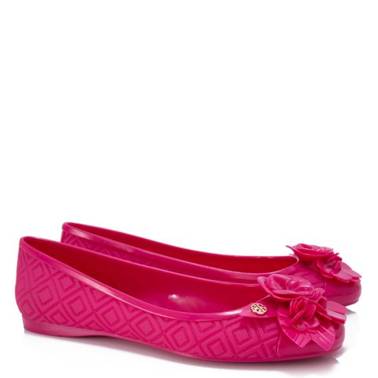 tory burch jelly ballet flats