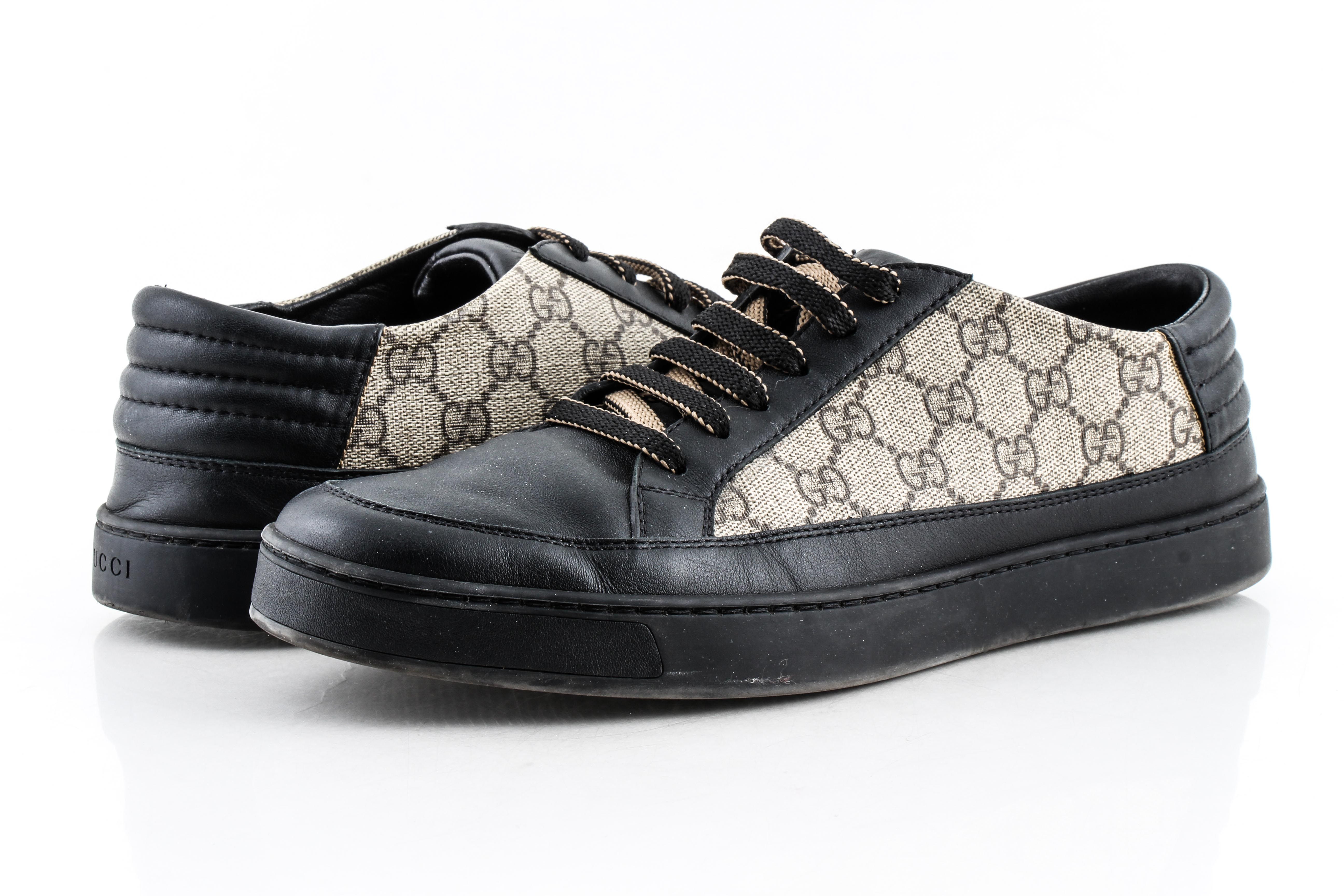 gucci gg supreme sneaker black