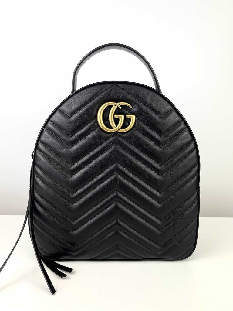 gucci marmont backpack black