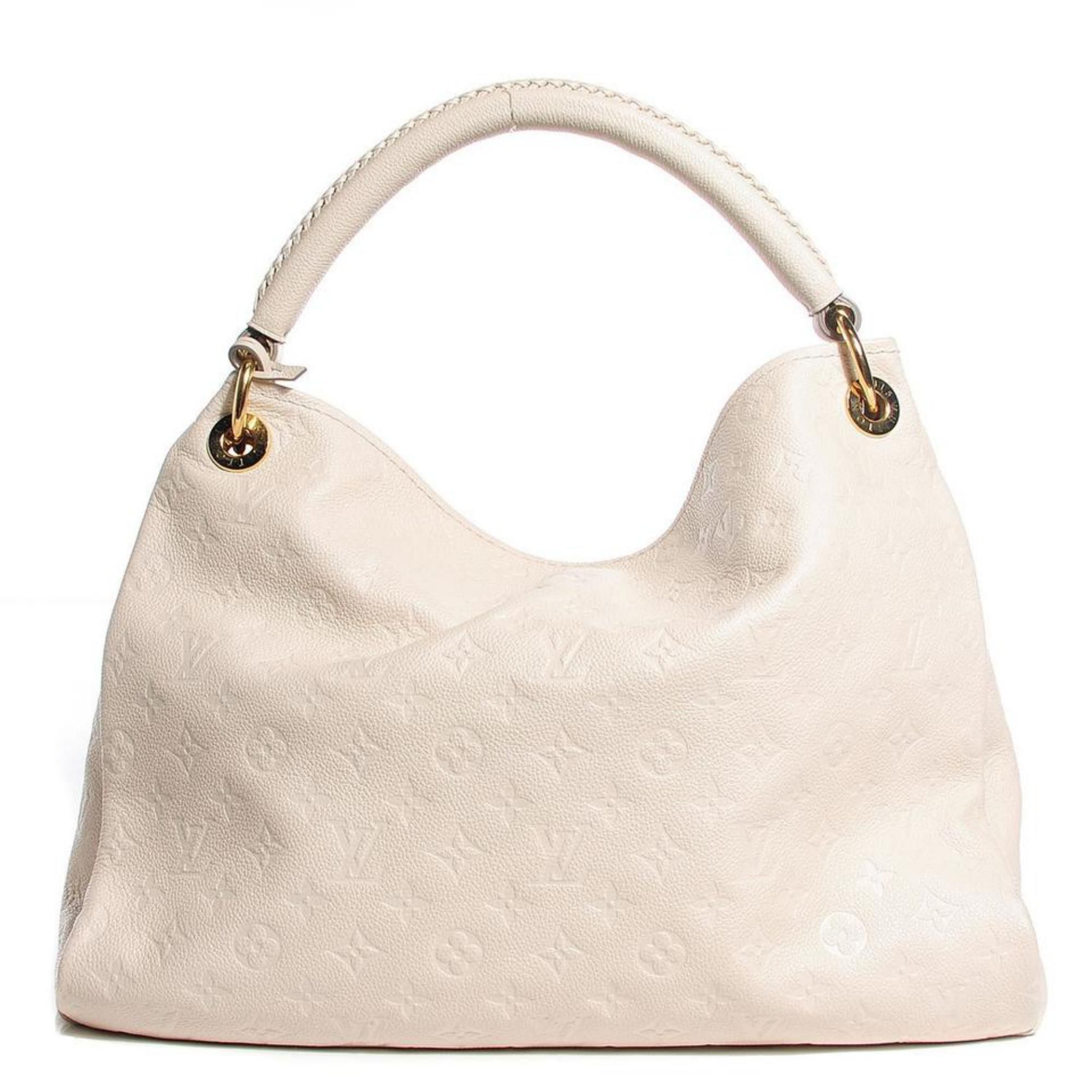 Louis Vuitton Neige White Ivory Monogram Empreinte Leather Artsy | LePrix