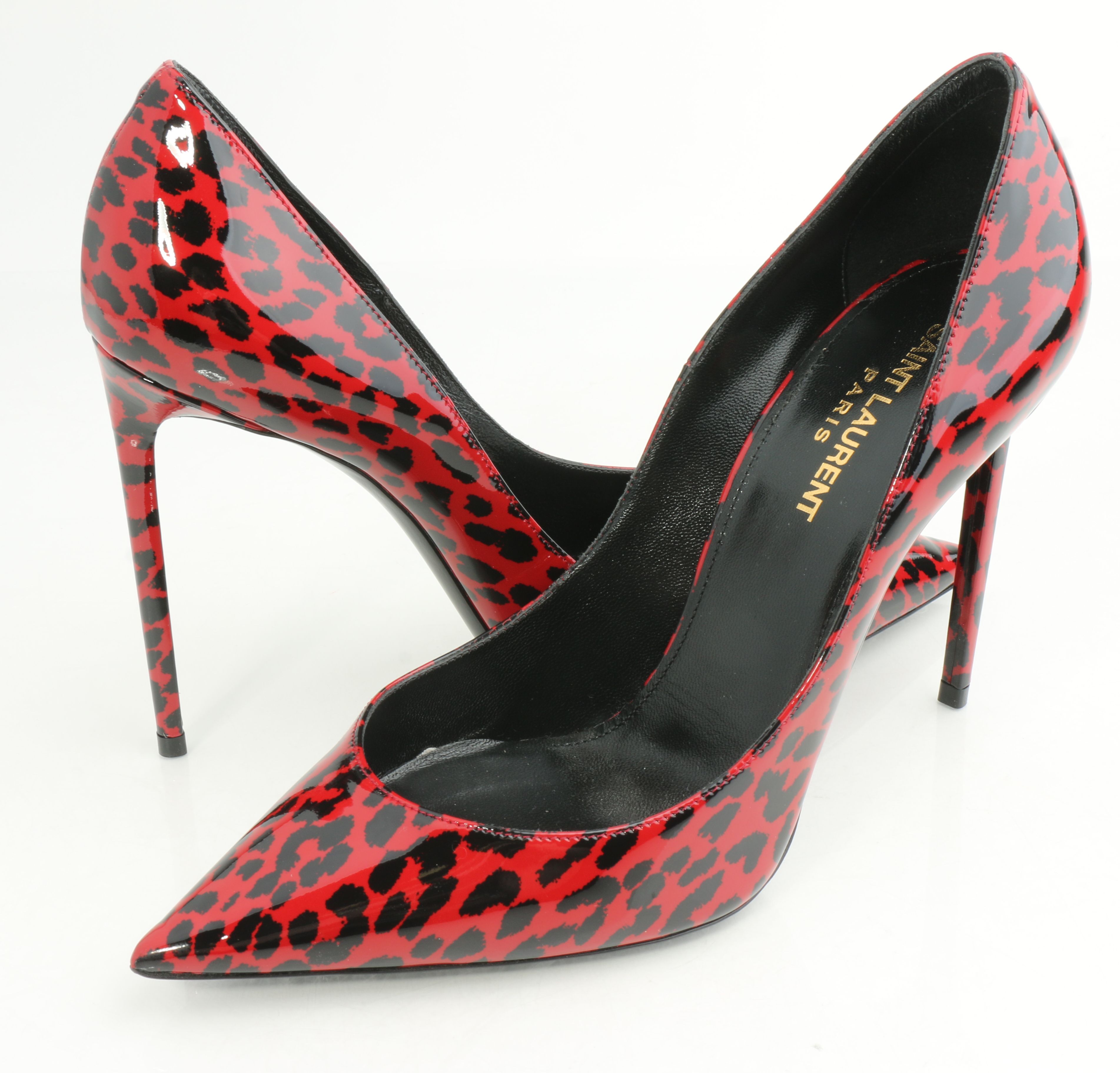 saint laurent leopard pumps