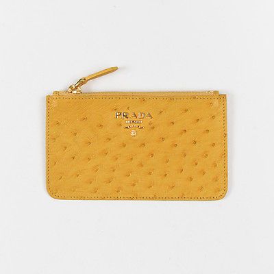 prada ostrich wallet