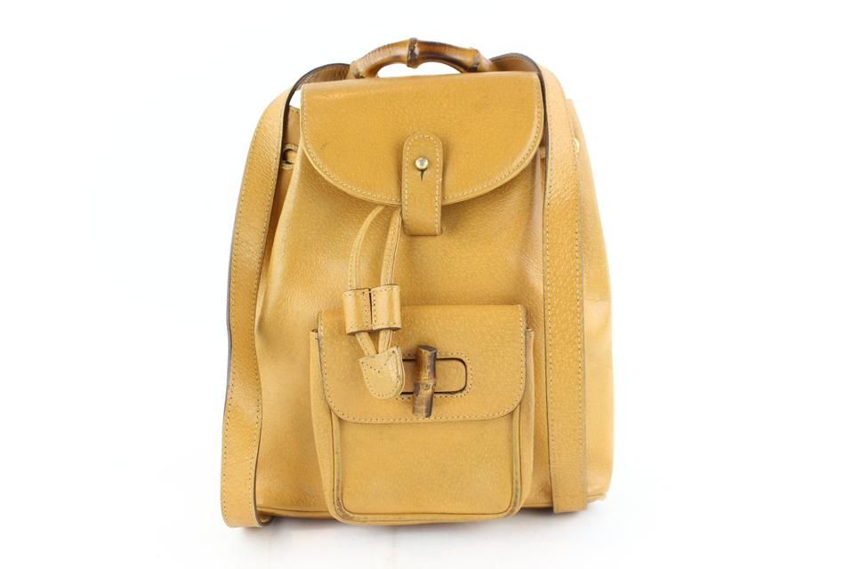 tan gucci backpack