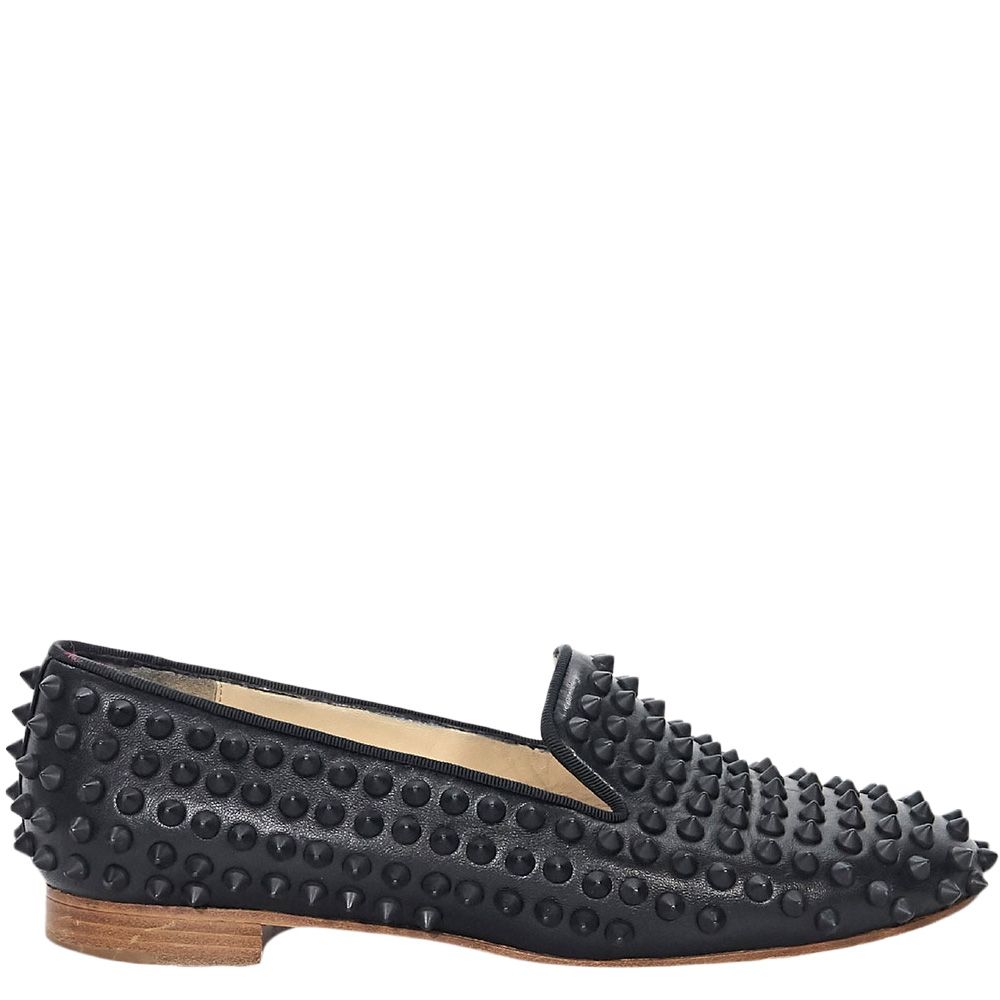 louboutin studded loafers