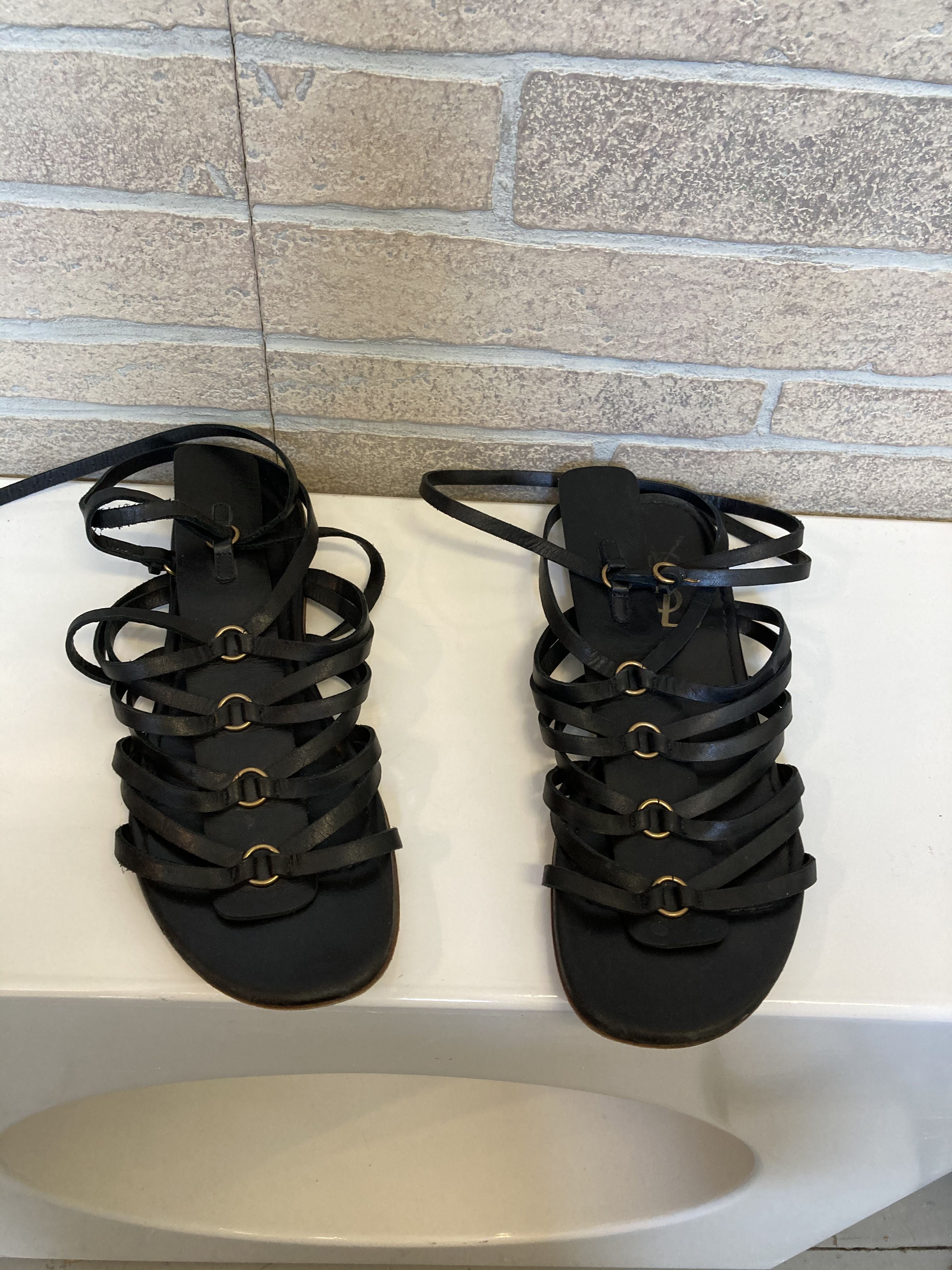 ysl sandals gladiator sandal