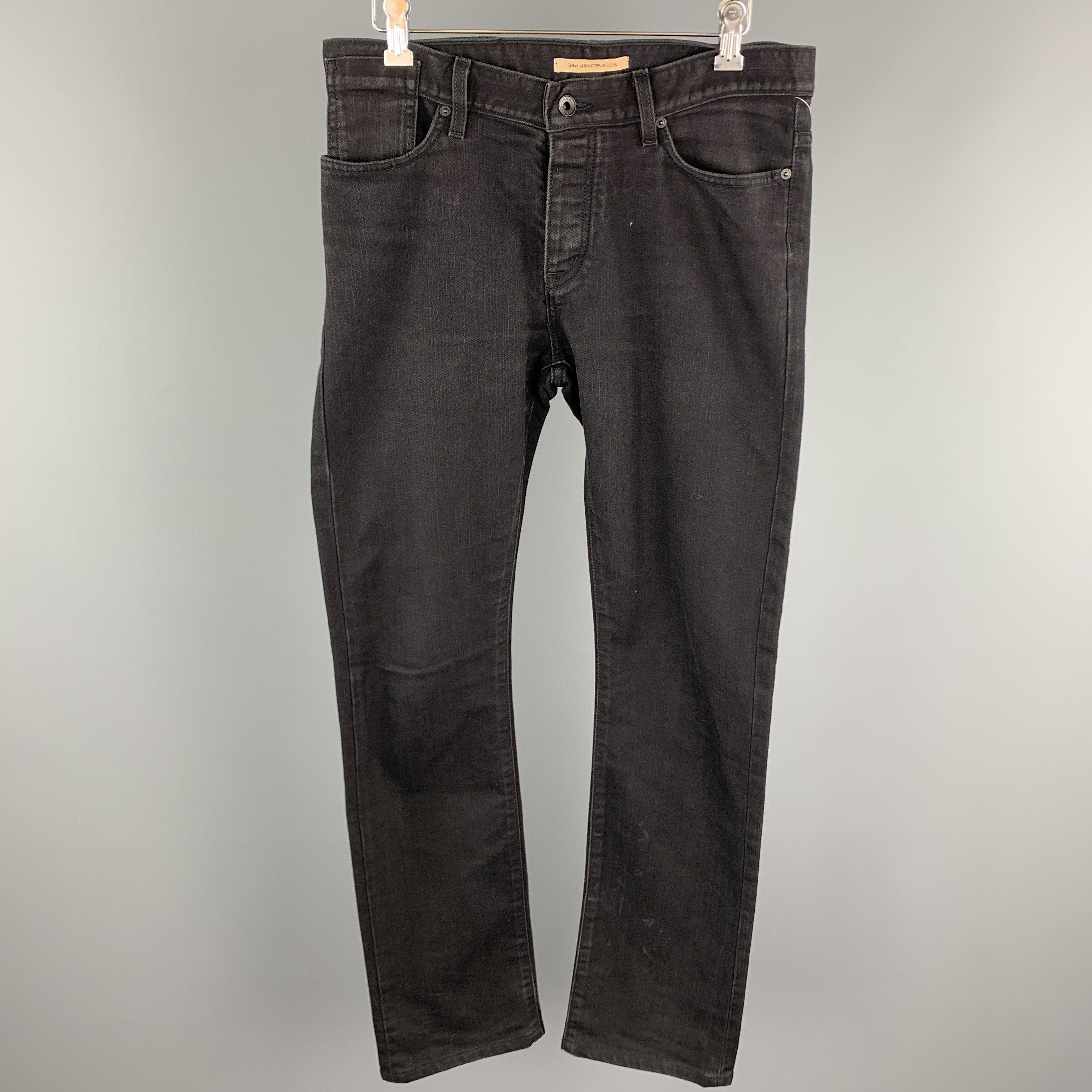 john varvatos black jeans