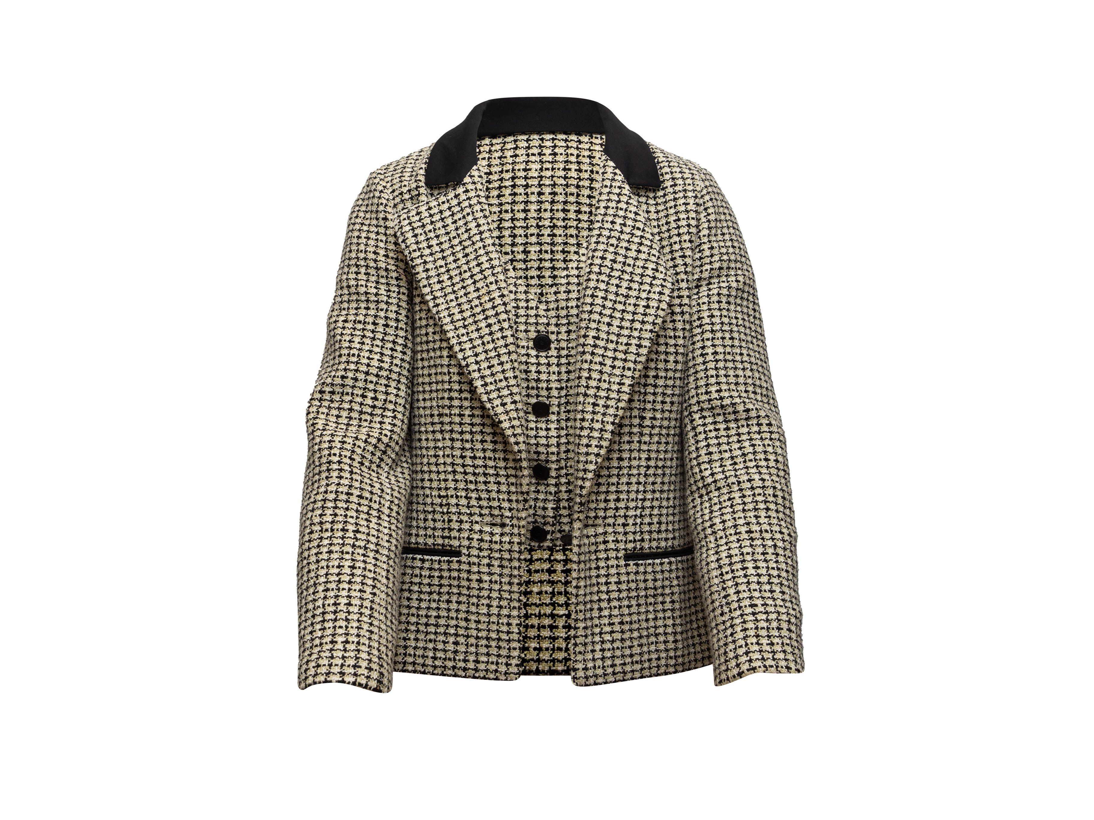 hilary tan houndstooth jacket