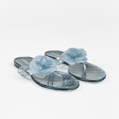 chanel jelly flats