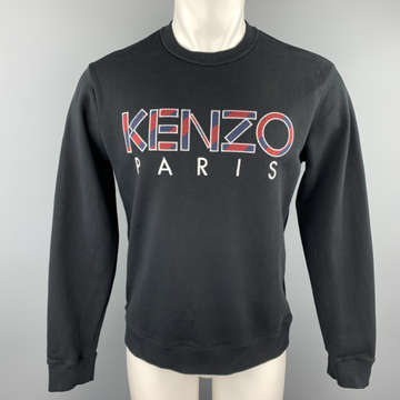 Kenzo Size M Black Burgundy Navy Embroidered Logo Cotton Leprix Kenzo Size M Black Burgundy Navy Embroidered Logo Cotton Leprix