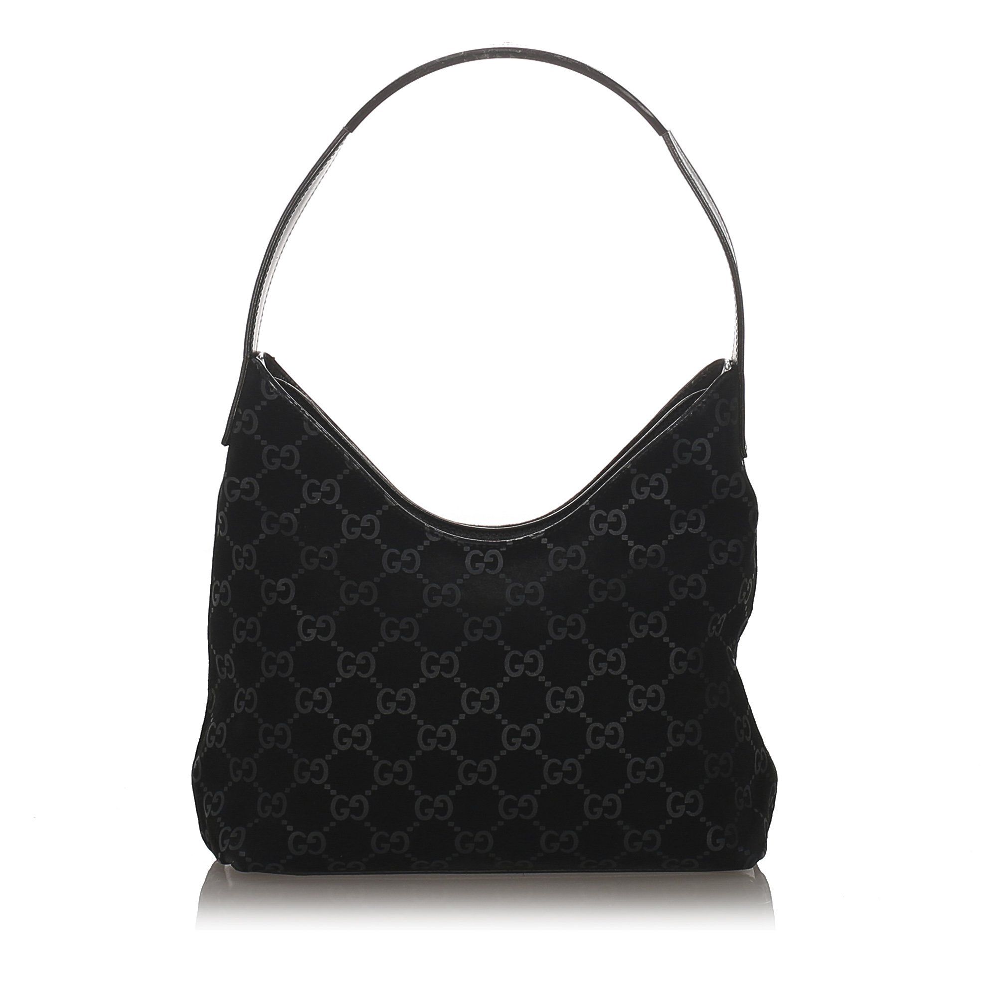 gucci black suede bag