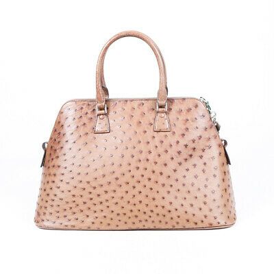 ostrich skin backpack