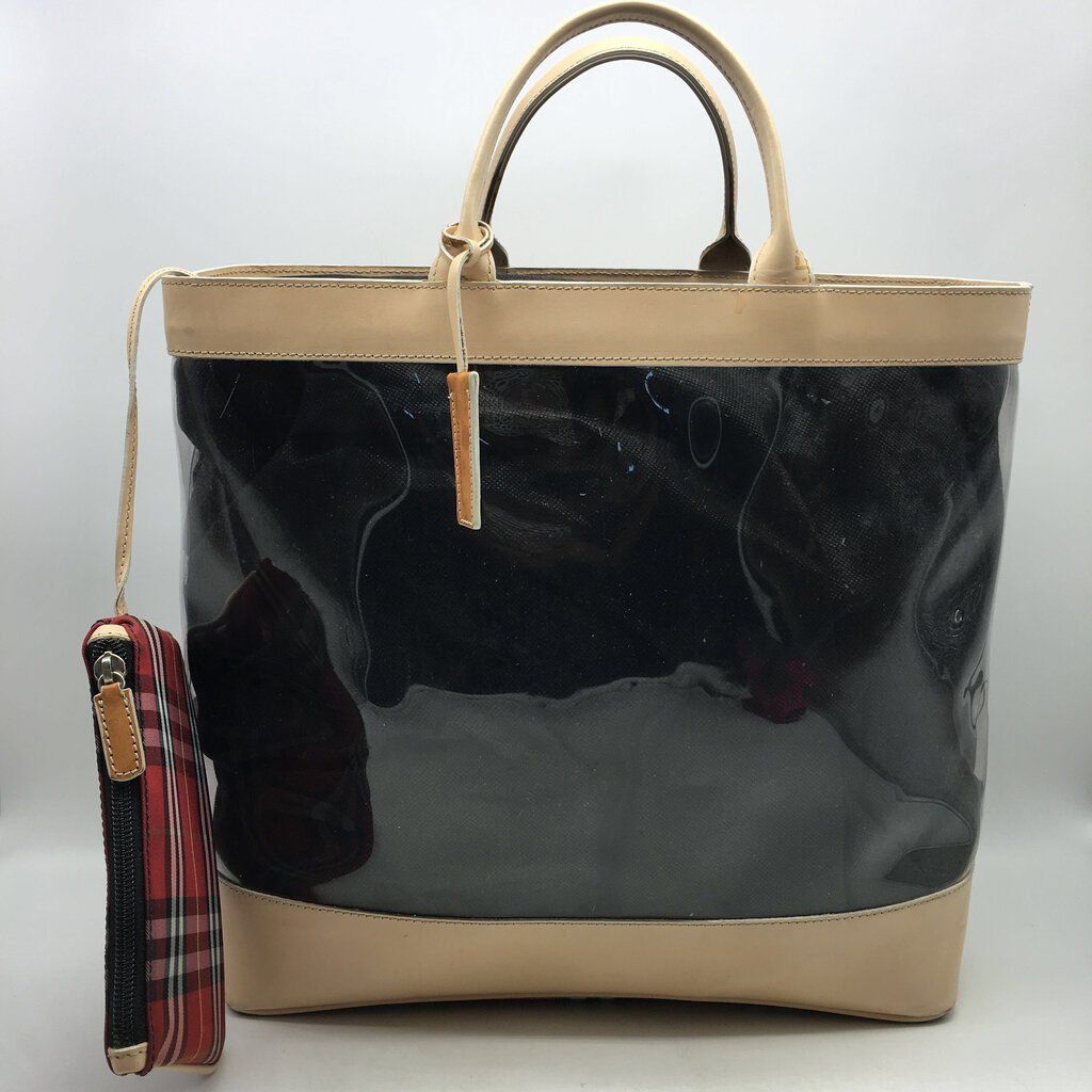 clear burberry bag