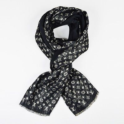 black glitter scarf