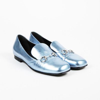 gucci metallic loafers