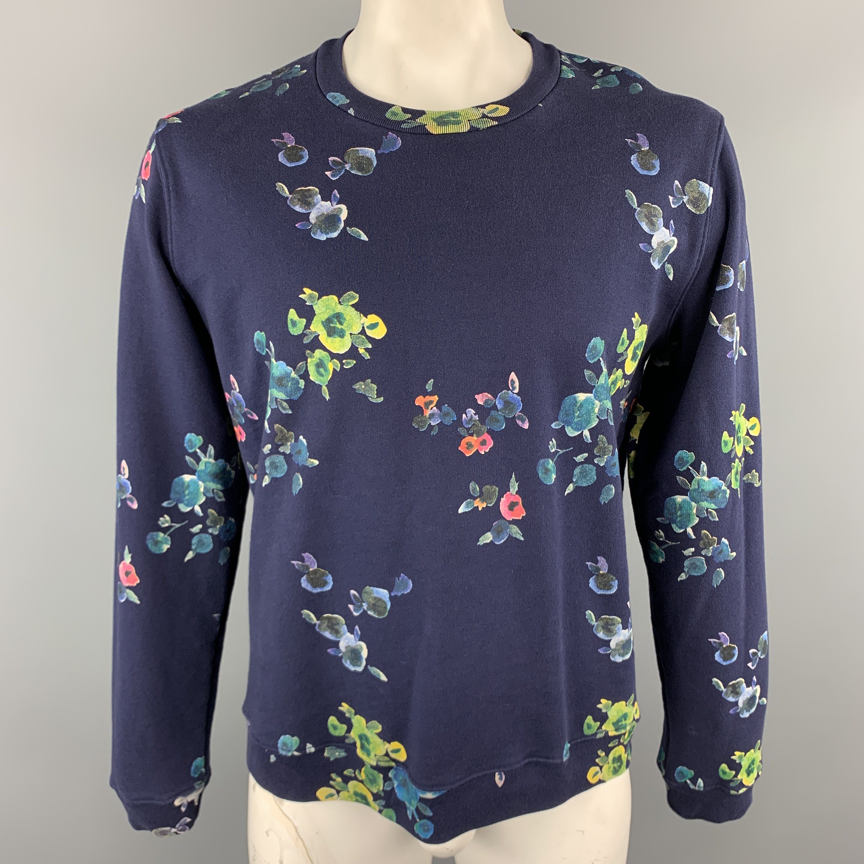 raf simons flower hoodie