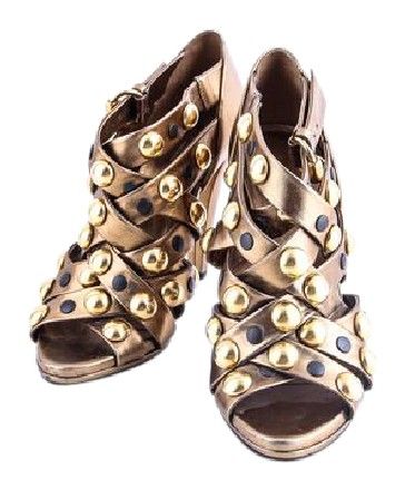 studded cage sandals