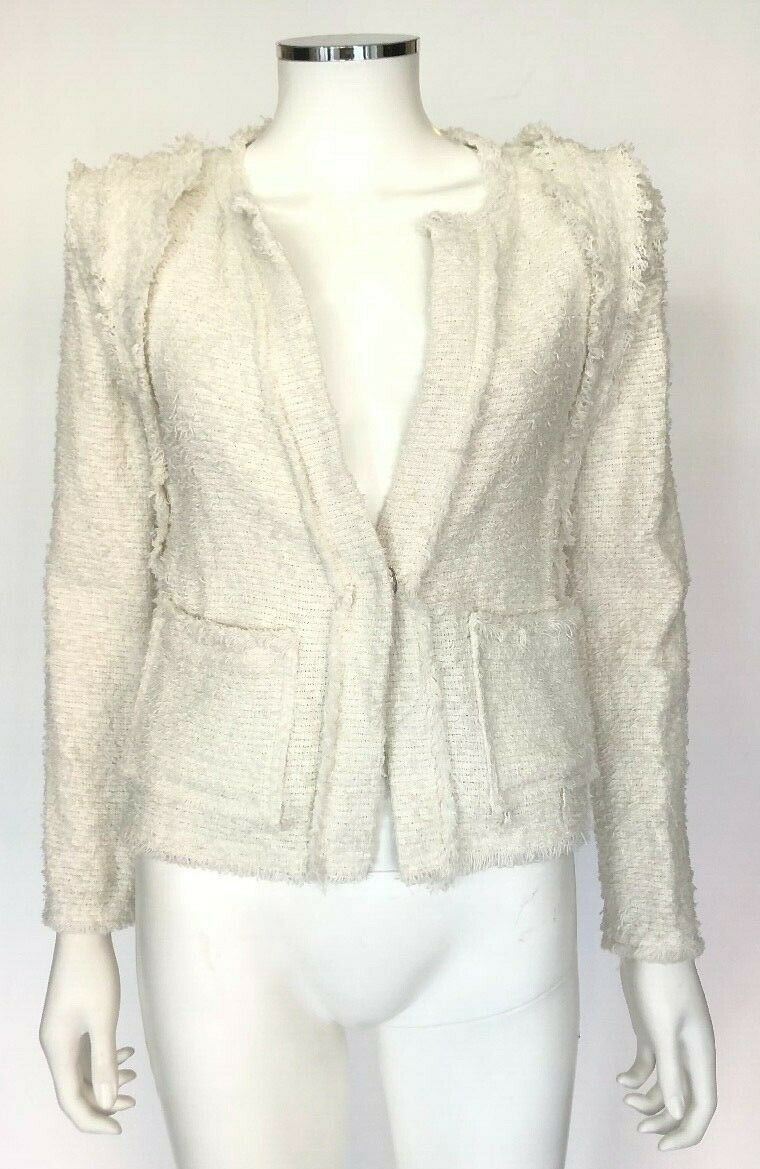 iro white tweed jacket