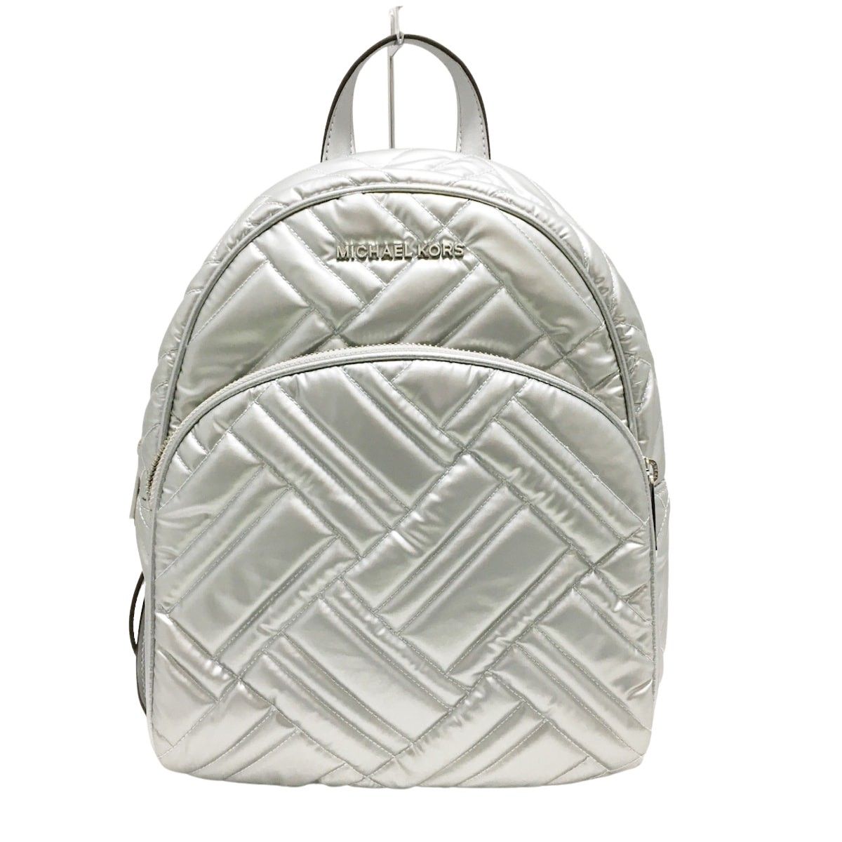 silver mk backpack