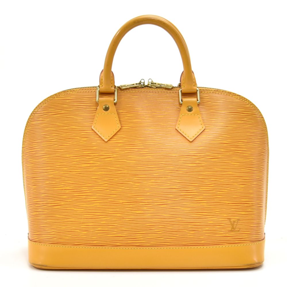 louis vuitton yellow handbag