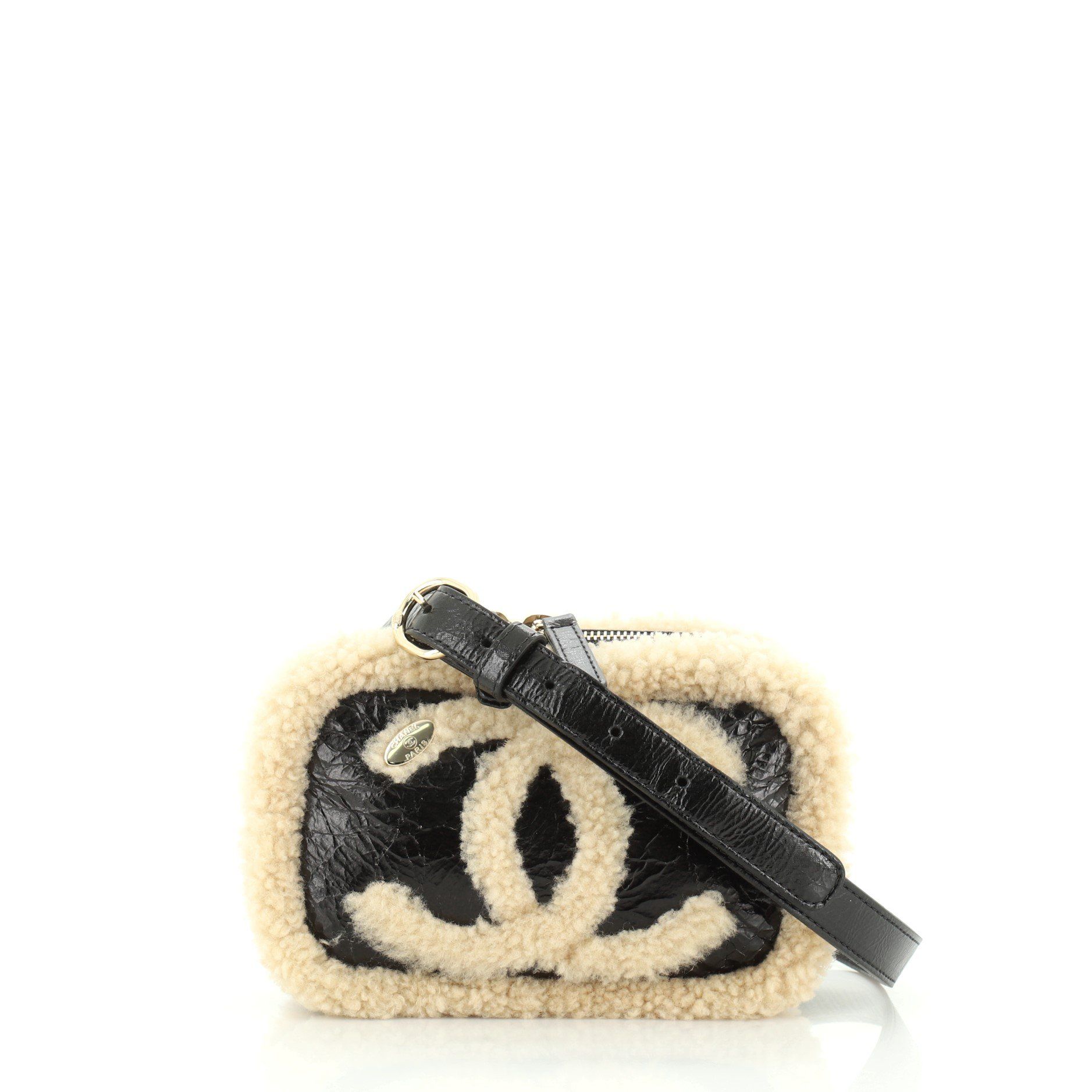 shearling chanel bag