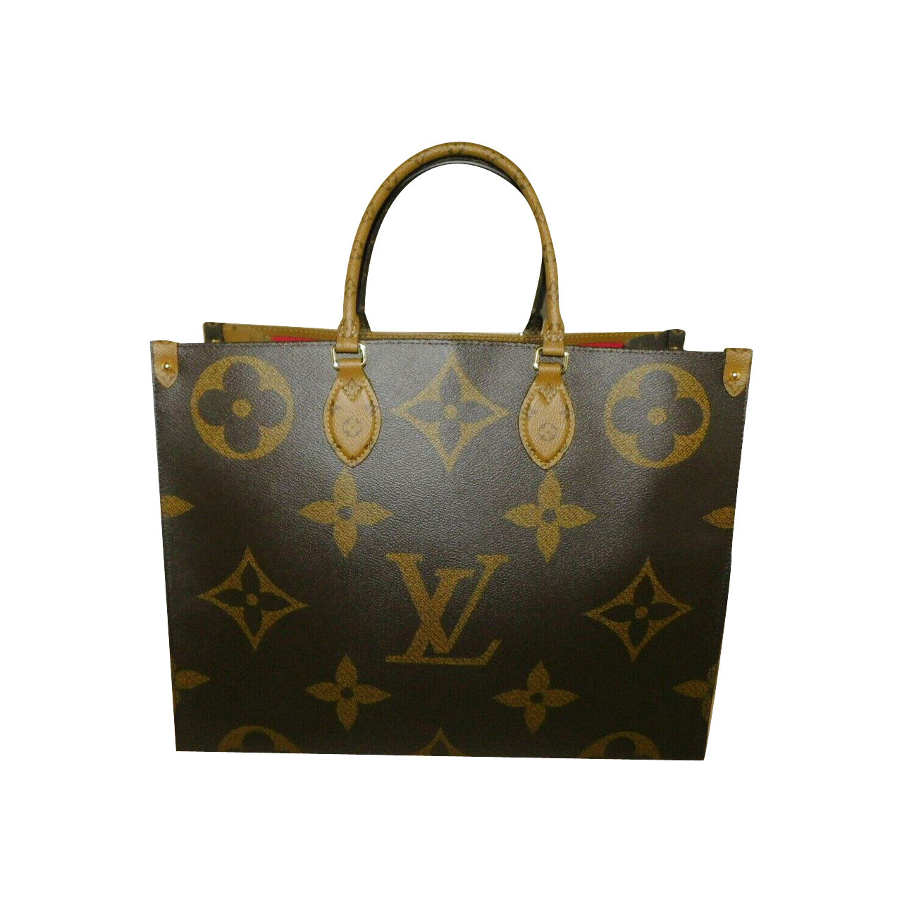 Louis Vuitton Onthego Monogram Giant Reverse Hand Shoulder Bag