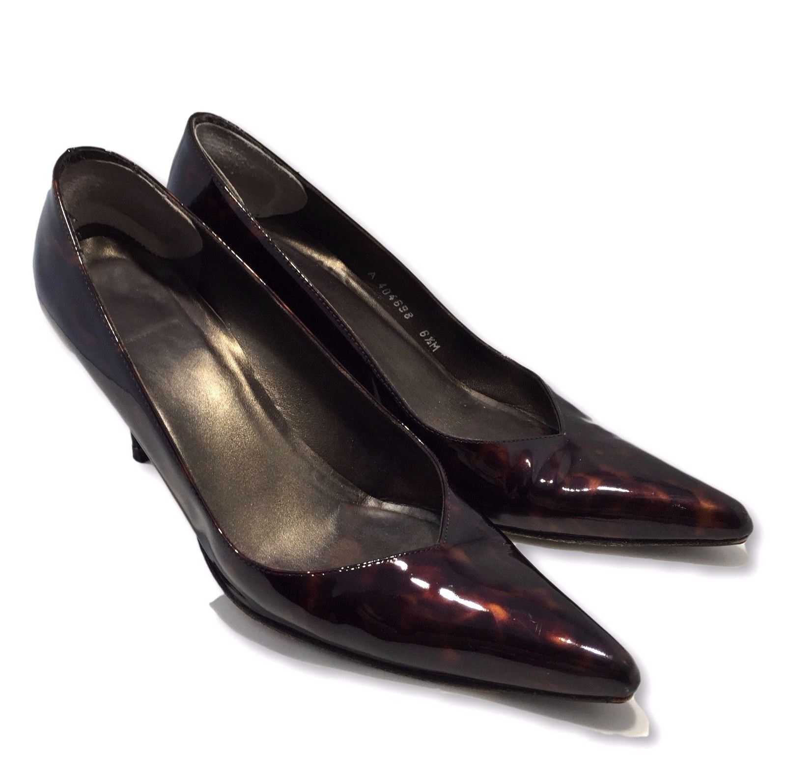 stuart weitzman tortoise shell pumps