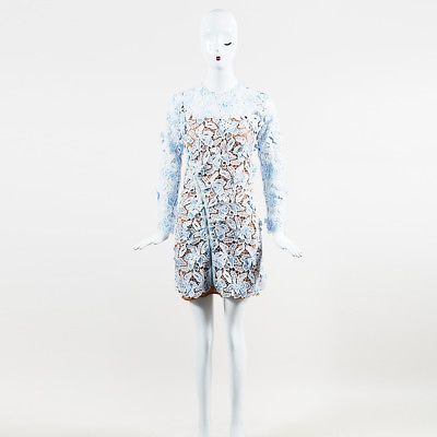 self portrait 3d lily mini dress
