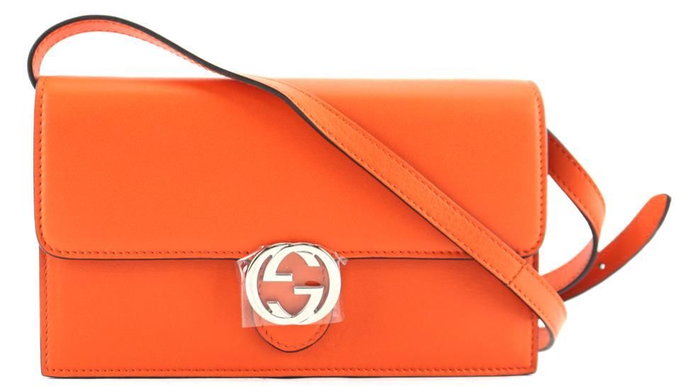 gucci orange crossbody bag