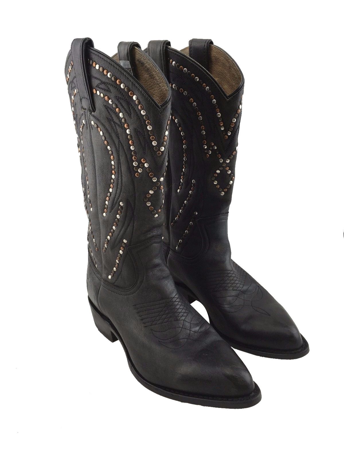 frye studded cowboy boots