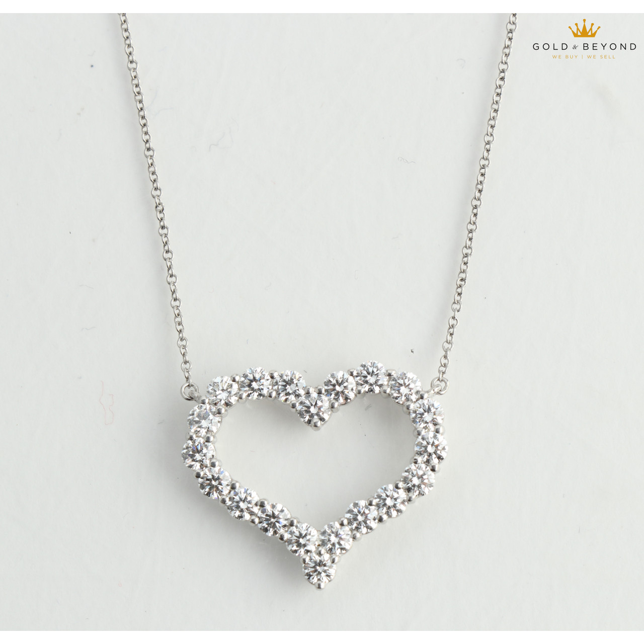 Tiffany And Co Large Diamond Heart Pendant Necklace Leprix Tiffany And Co Large Diamond Heart Pendant Necklace Leprix