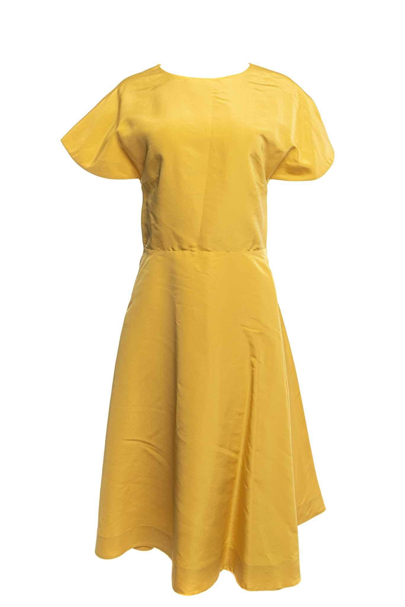 rosie assoulin yellow dress