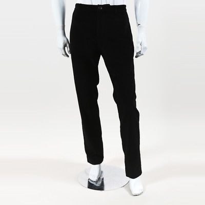 high waisted black chinos