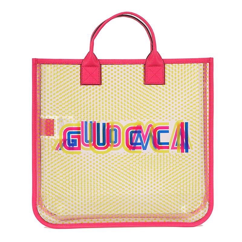 gucci clear tote bag