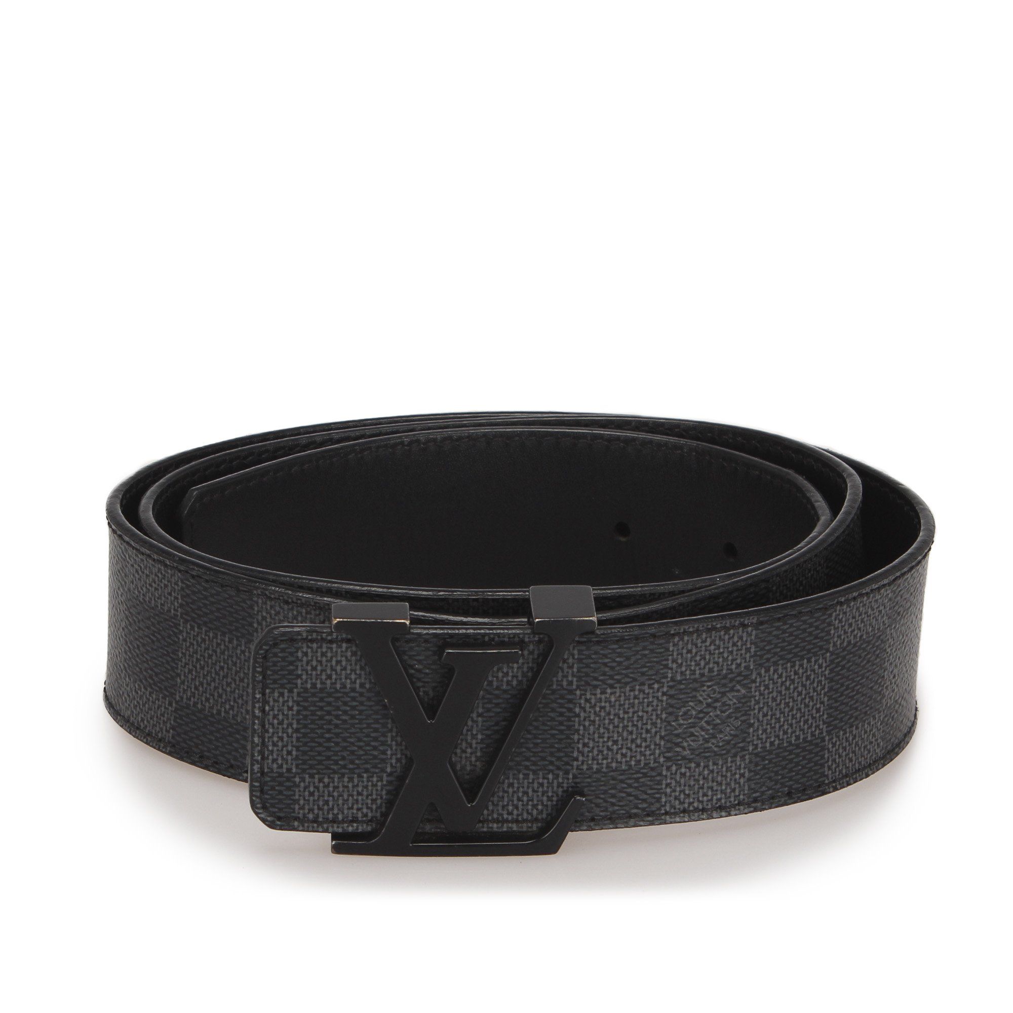 louis vuitton checkered belt