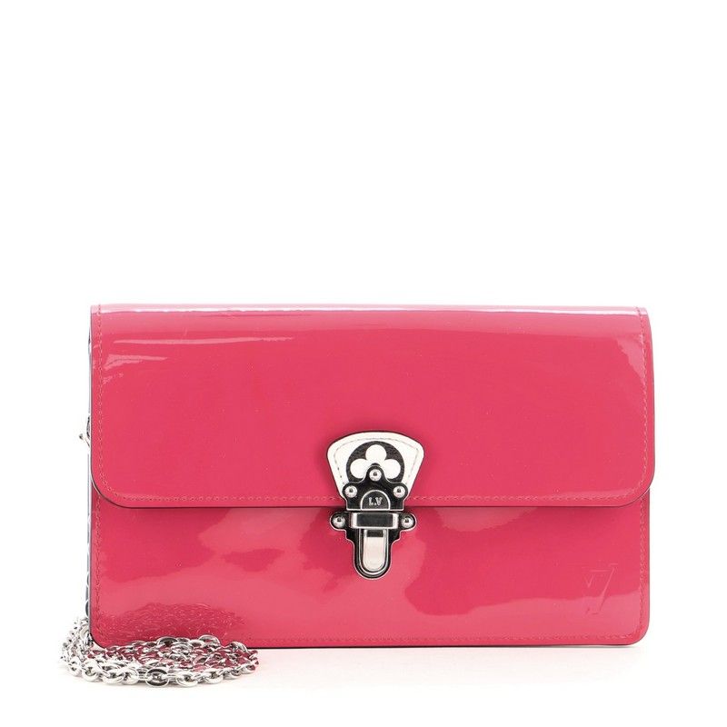 lv cherrywood chain wallet
