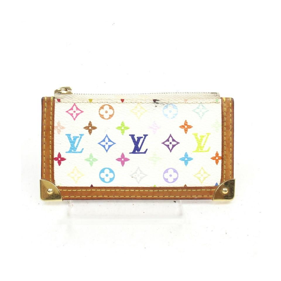louis vuitton key pouch white