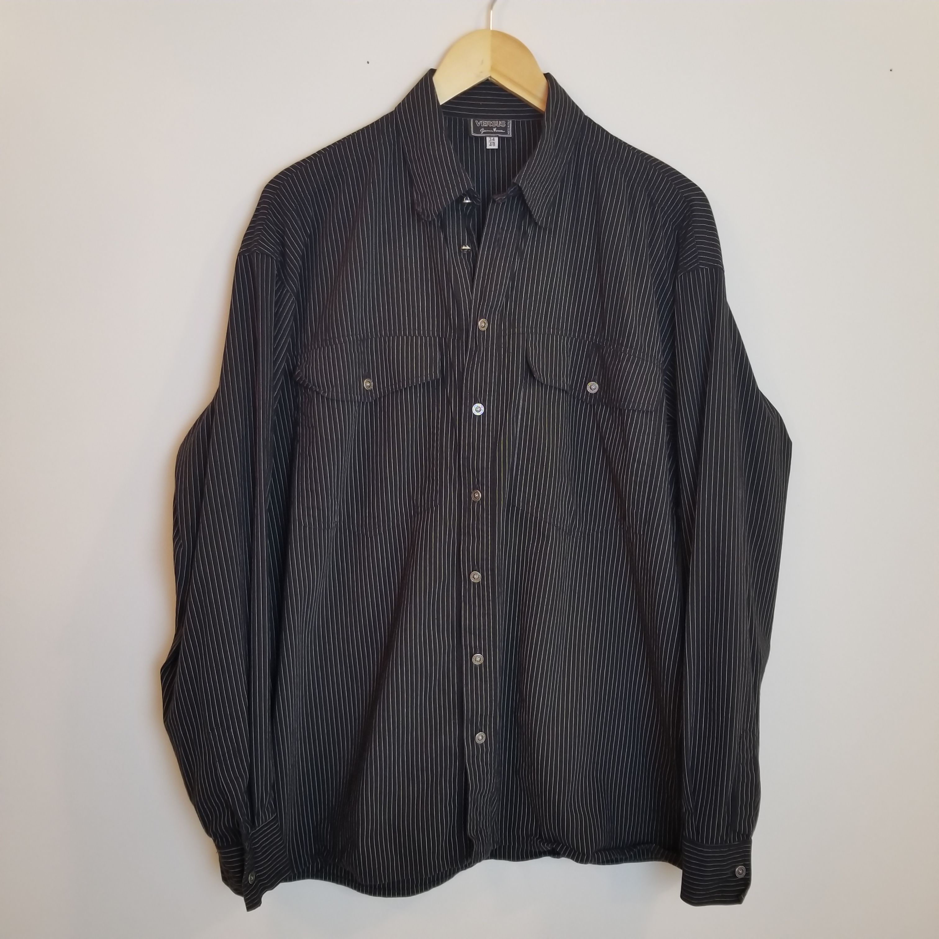 versace men's dress shirt