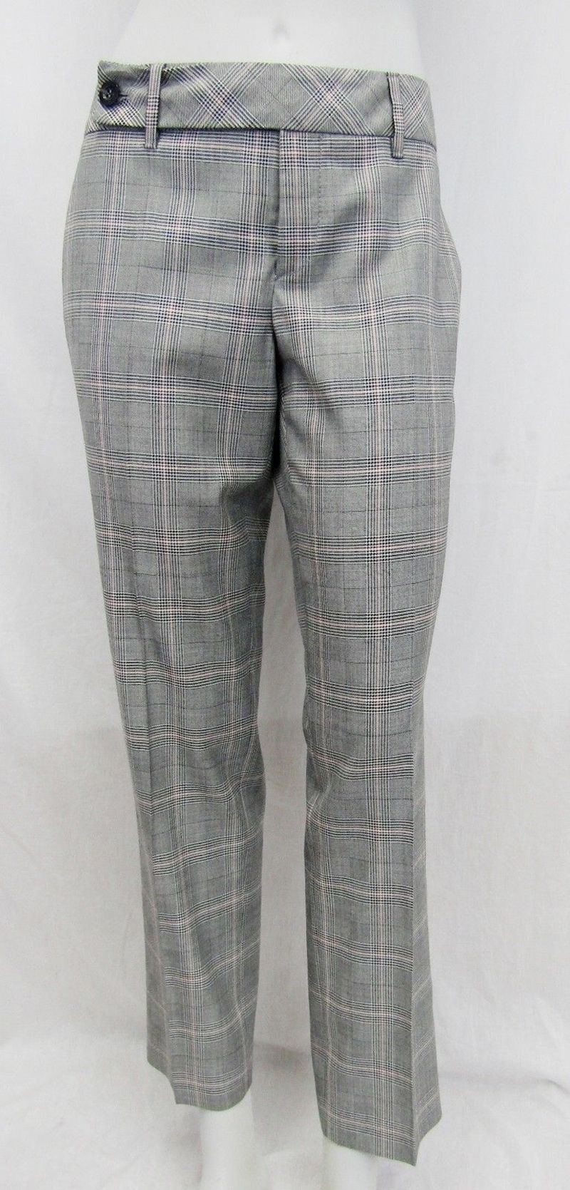 grey checkered jeans