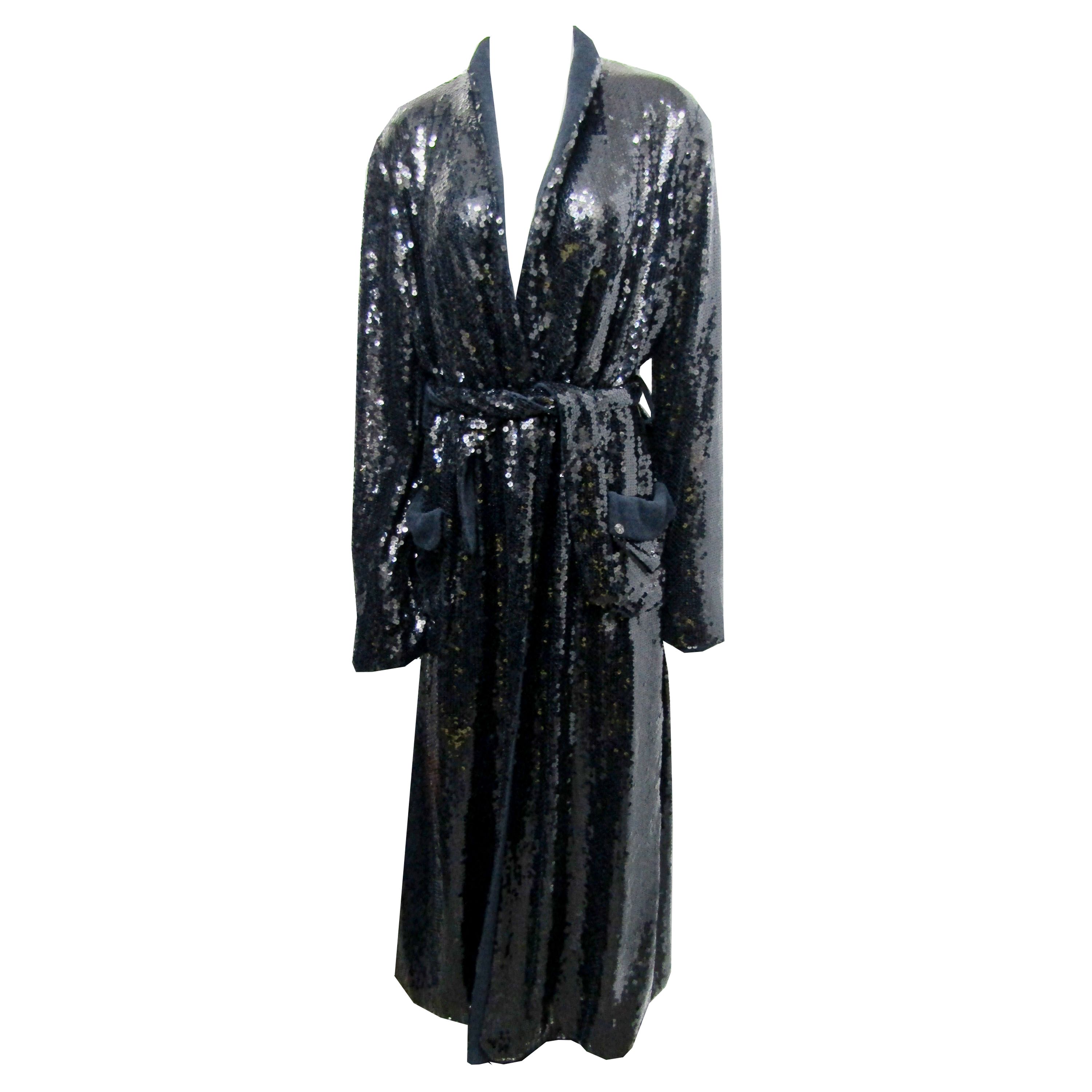 sequin robe
