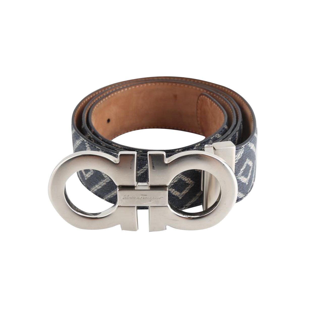 diamond ferragamo belt