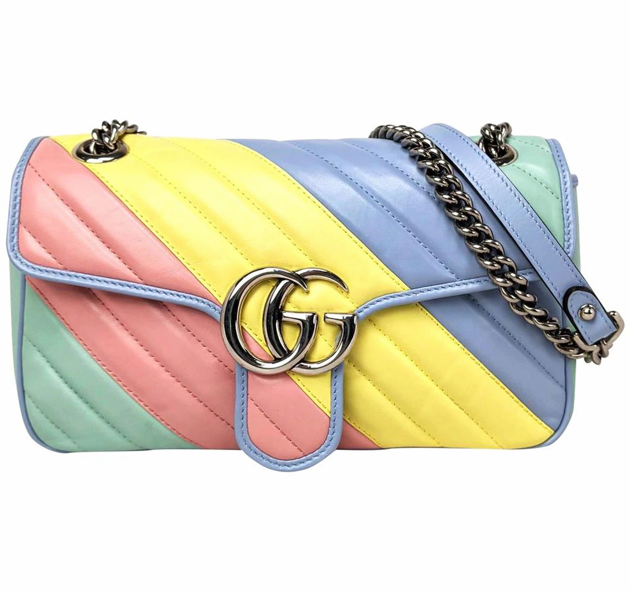 gucci multicolor pastel bag