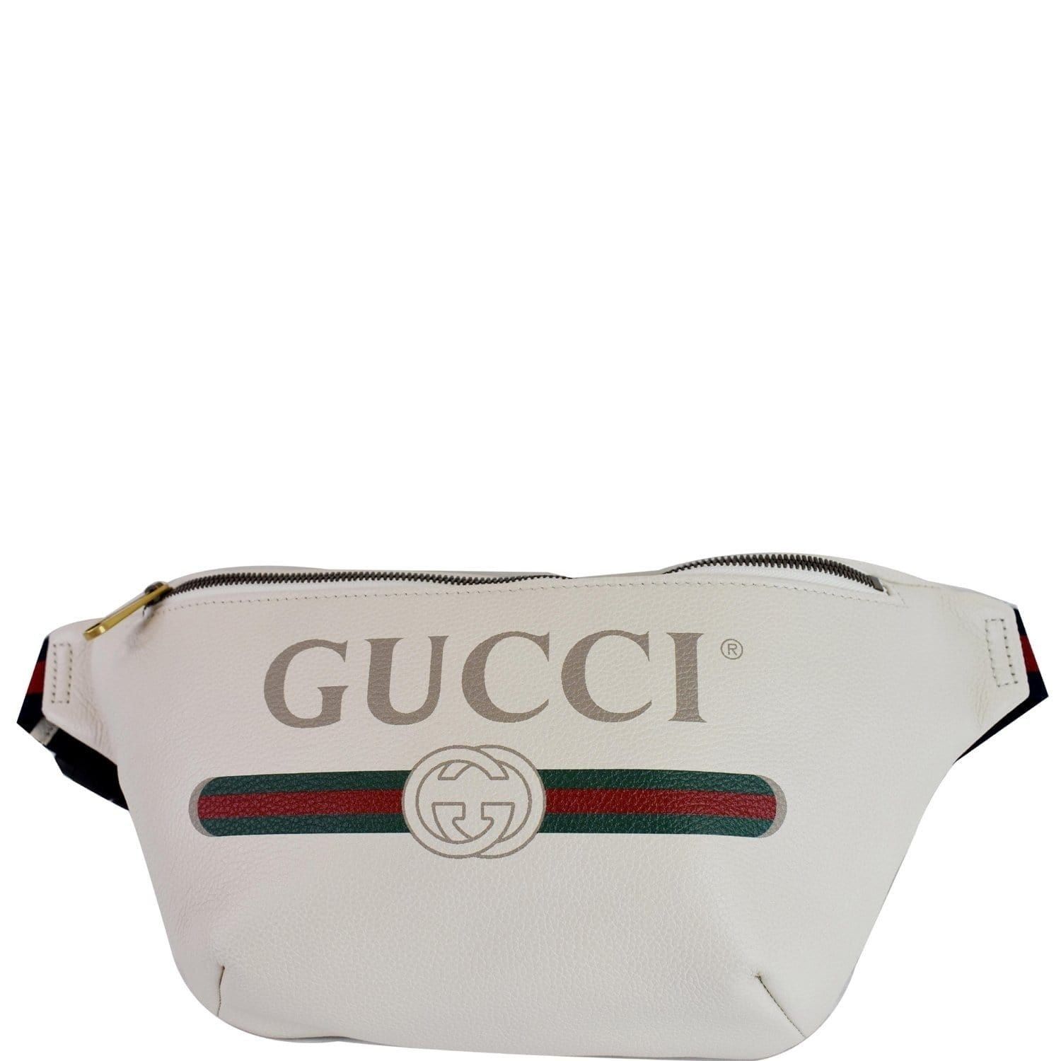 white gucci bum bag