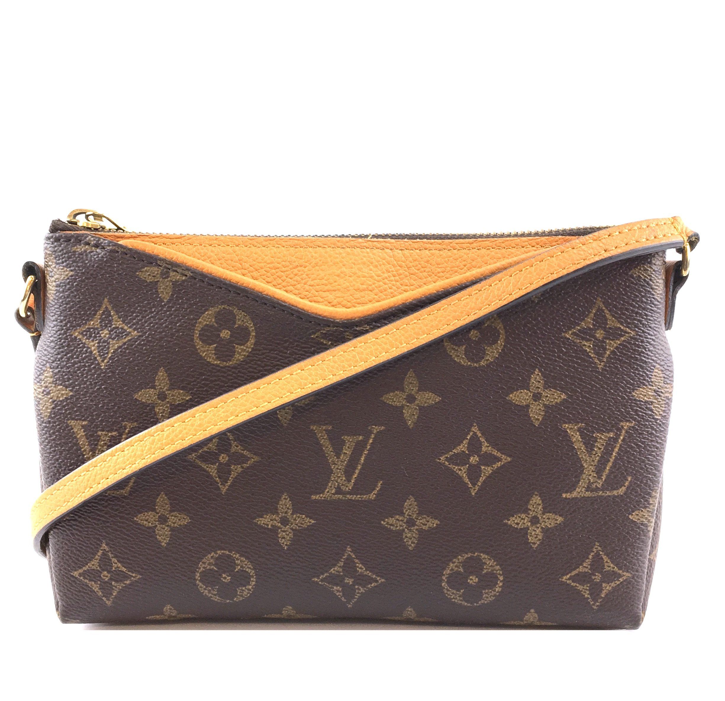 Louis Vuitton Pallas Clutch Monogram Canvas and Calfskin | LePrix