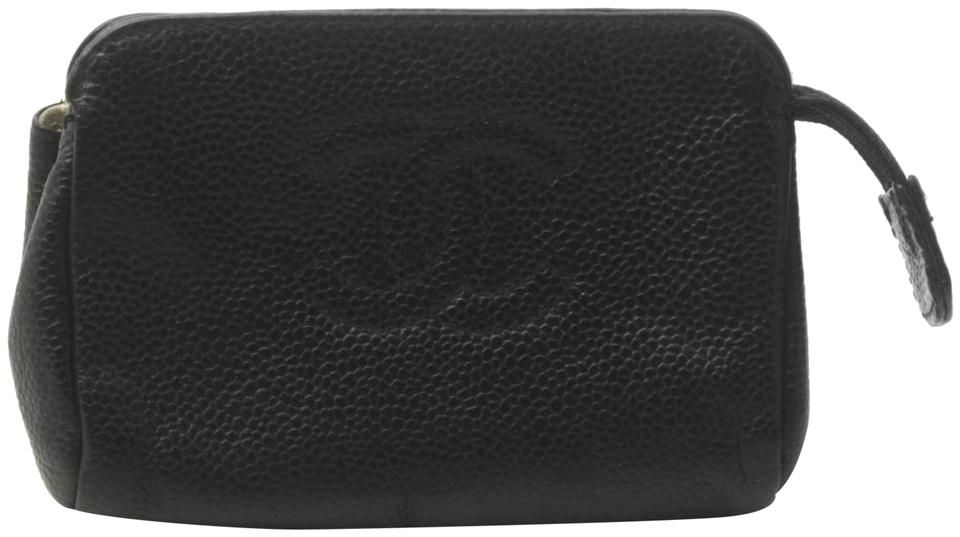 chanel zip pouch