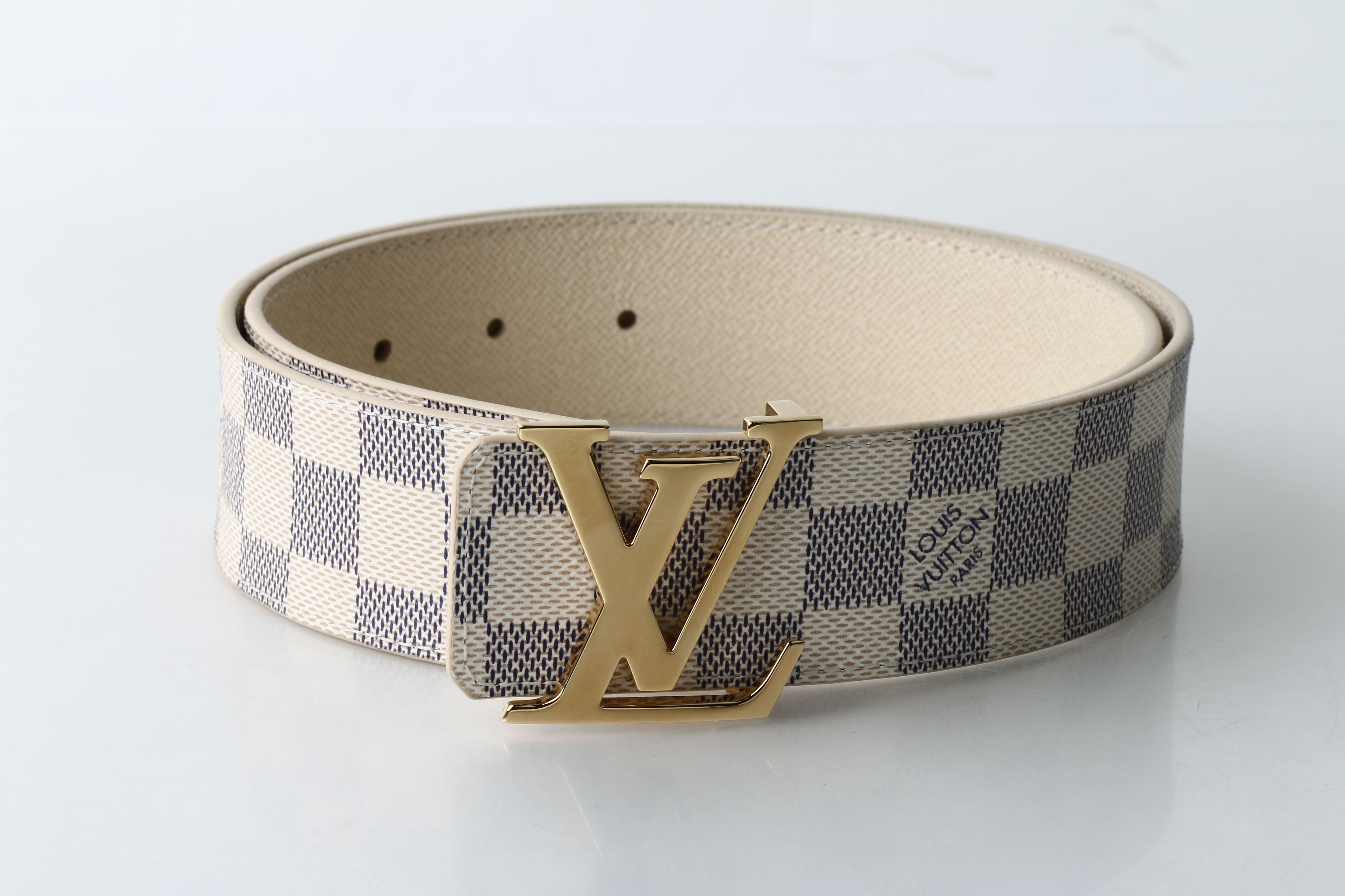 louis vuitton damier azur belt