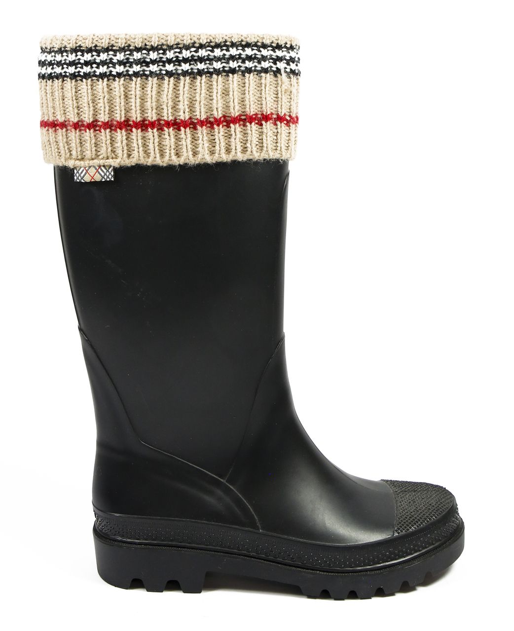 burberry black rain boots
