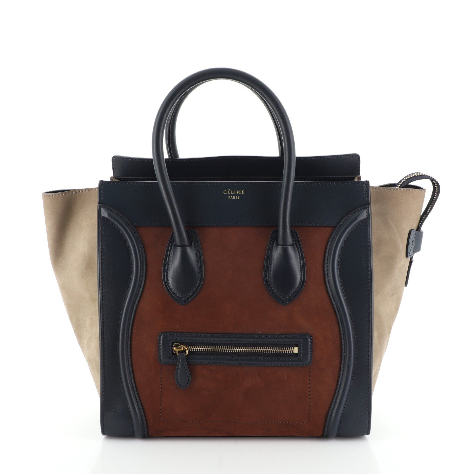 celine tricolor mini luggage